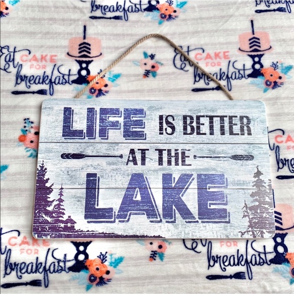 Other - LAST 1! 🛶 Lake Home Decor Wall Sign 🛶